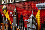 LEGO Batman 76271 – Gotham City fra The Animated Series – bygningernes tage set tæt på