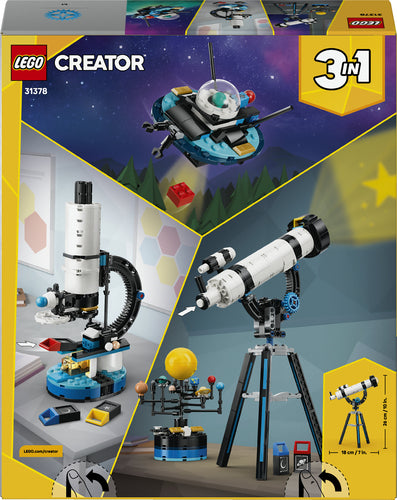 LEGO Creator 31378 – æskens bagside med tre byggemuligheder