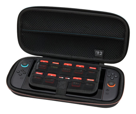 PowerA Protection Case Nintendo Switch 2 Sort – Indvendig opbevaring med konsol og spil, medfølger ikke
