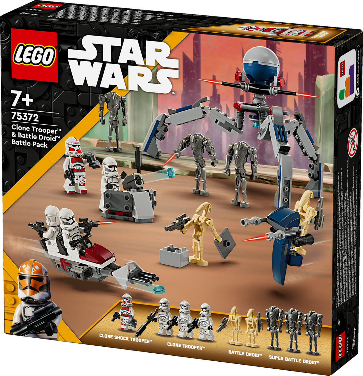 LEGO Star Wars - Clone Trooper™ & Battle Droid™ Battle Pa (75372) LEGO