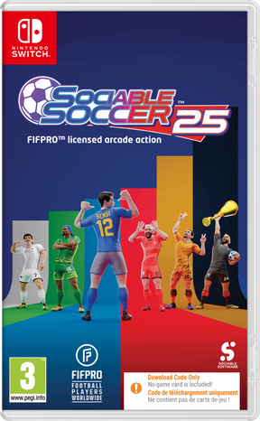 Sociable Soccer 25 – Code in Box – Nintendo Switch – spillets udgave