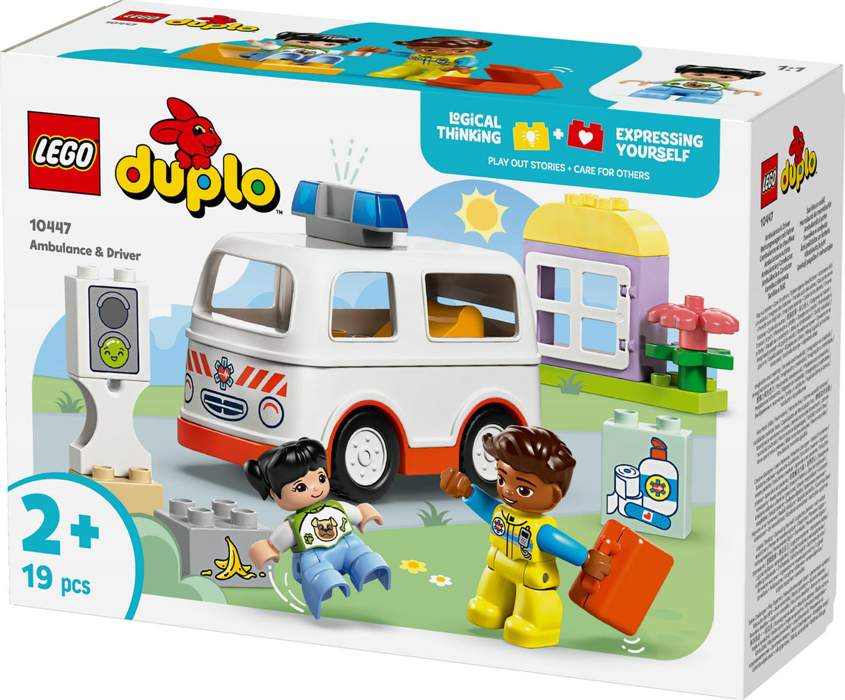 LEGO 10447 DUPLO Town ambulance with driver LEGO
