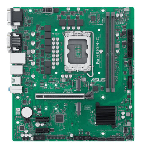 ASUS PRO H810M-C-CSM – micro-ATX bundkort – LGA1851 – bundkort set ovenfra