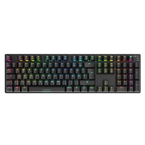 Sharkoon SKILLER SGK36W – sort, Huano Red, DE-layout