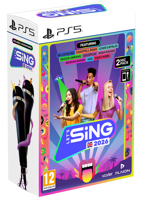 Let's Sing 2026 (2-mic) - PS5 - omslag