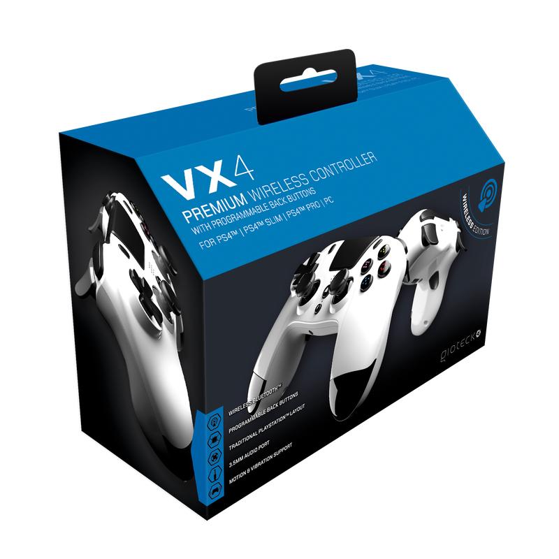 Gioteck VX-4 Trådløs Premium BT Controller (Hvid)