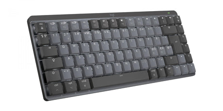 Logitech - MX Mechanical Mini for Mac Minimalist Wireless Illuminated Keyboard SPACE GREY - Nordic