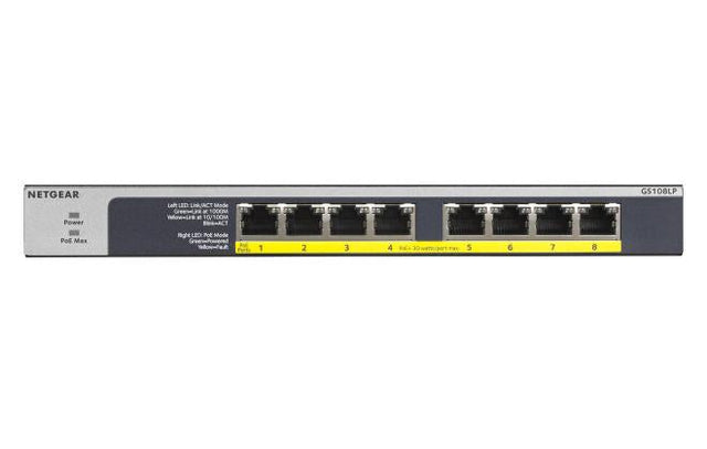 Netgear 8PT POE/POE+ GIGABIT UNMANAGED SWCH Netgear International Limited