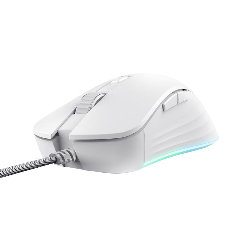 TRUST GXT924W YBAR+ GAMING MOUSE - WHITE TRUST