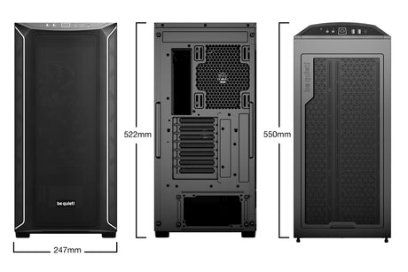 be quiet! SHADOW BASE 800 DX, tower case (black, tempered glass) Be quiet