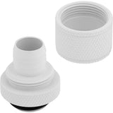 CORSAIR Hydro X Series XF Kompressionsverschraubungen für Kühlsystem, 4er-Pack, Weiß
