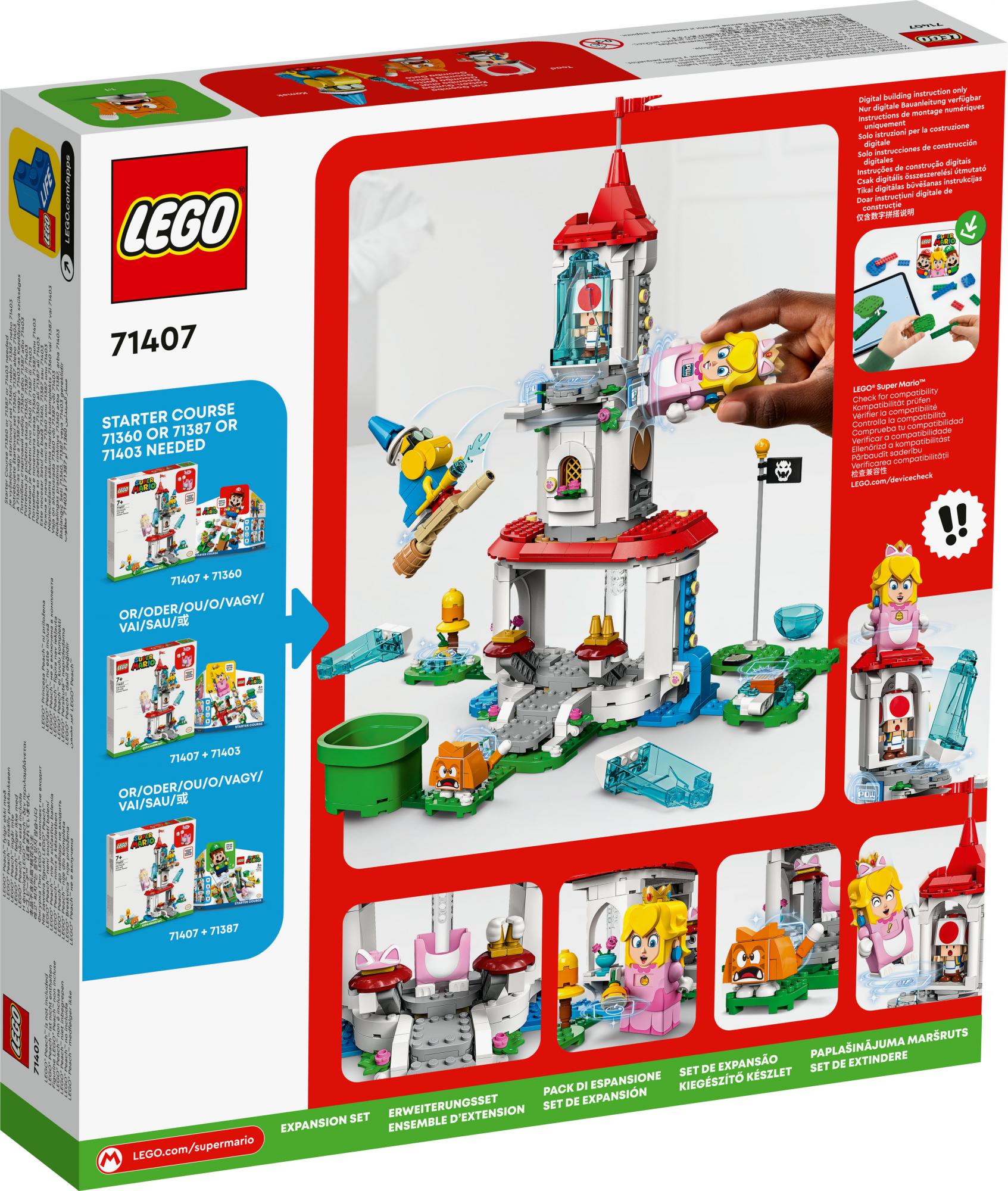 LEGO Super Mario - Cat Peach Suit and Frozen Tower Expansion Set (71407) LEGO