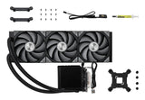 TRYX PANORAMA Upgraded 360mm AIO Liquid Cooler Black TRYX