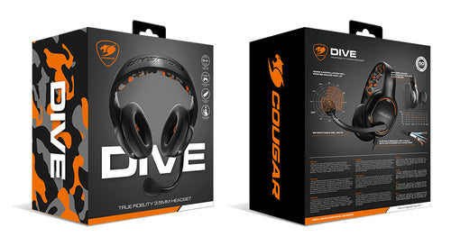 COUGAR Gaming-Headset Dive, Kabelgebunden