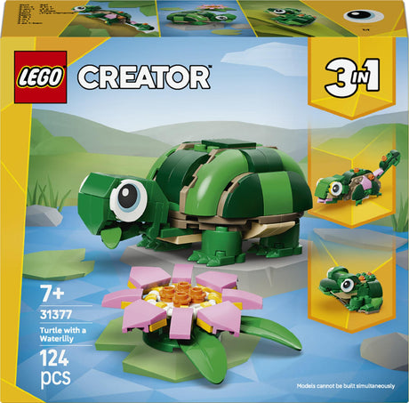 LEGO - LEGO Creator - Turtle with a Water Lily Flower (31377) LEGO