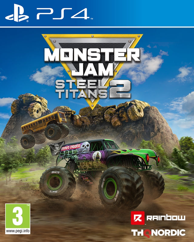 Monster Jam Steel Titans 2 – PlayStation 4 – spilomslag