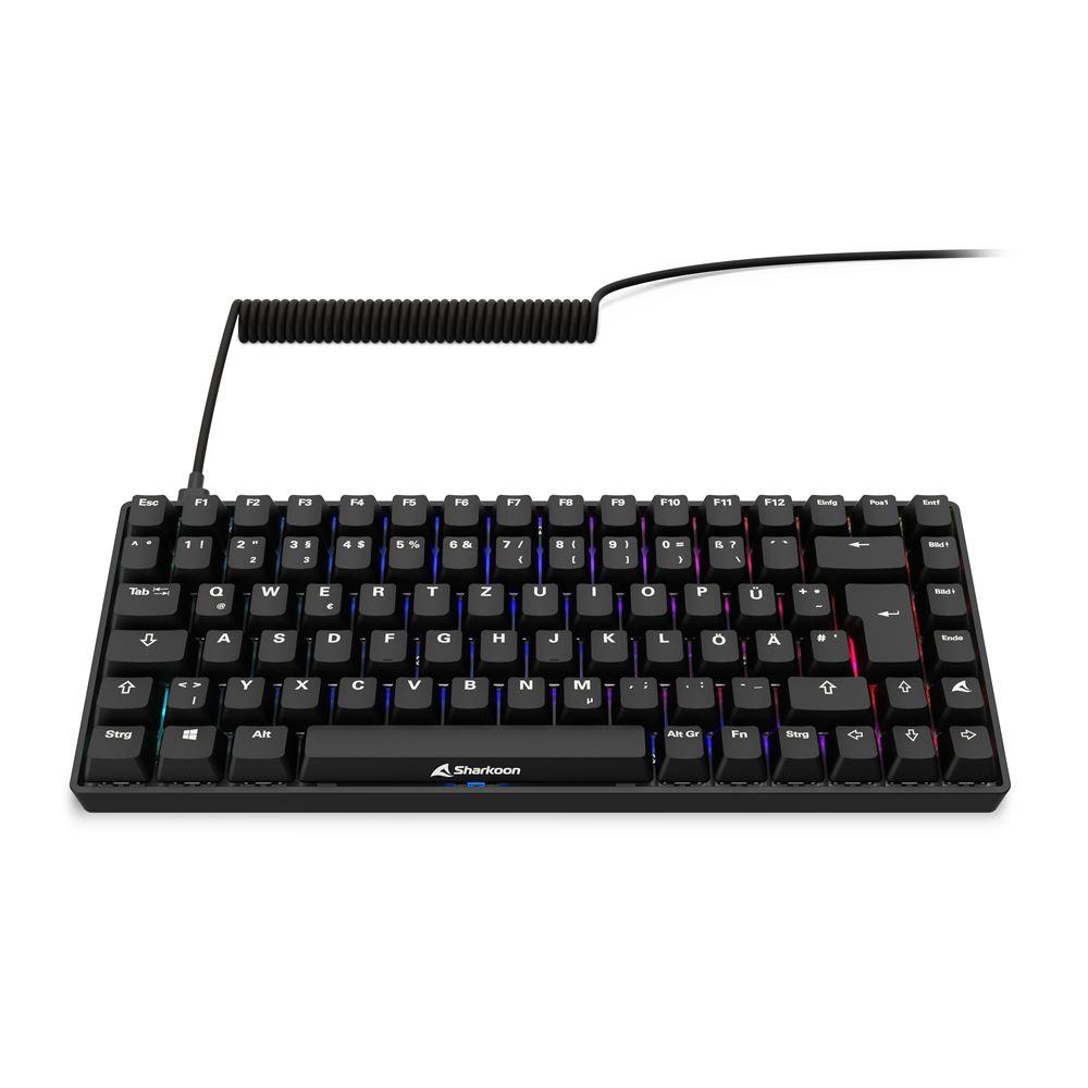 Sharkoon SKILLER SGK50 S3 PBT (black, DE layout, Gateron G Pro 3.0 Yellow) Sharkoon
