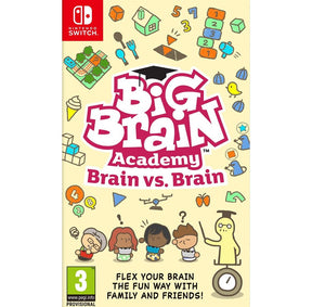 Big Brain Academy: Brain Vs. Brain – Nintendo Switch-emballage