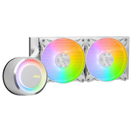 MSI MAG CORELIQUID E240 White 240mm – CPU-køler – Hvid