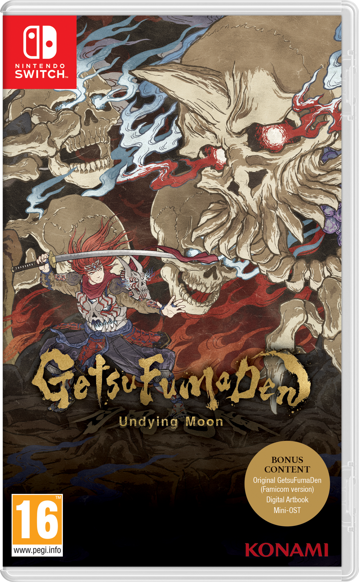 GetsuFumaDen: Undying Moon – omslag til Nintendo Switch