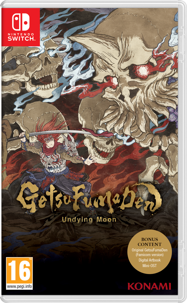 GetsuFumaDen: Undying Moon – omslag til Nintendo Switch