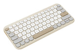 ASUS Marshmallow KW100 beige/grå – set skråt fra siden