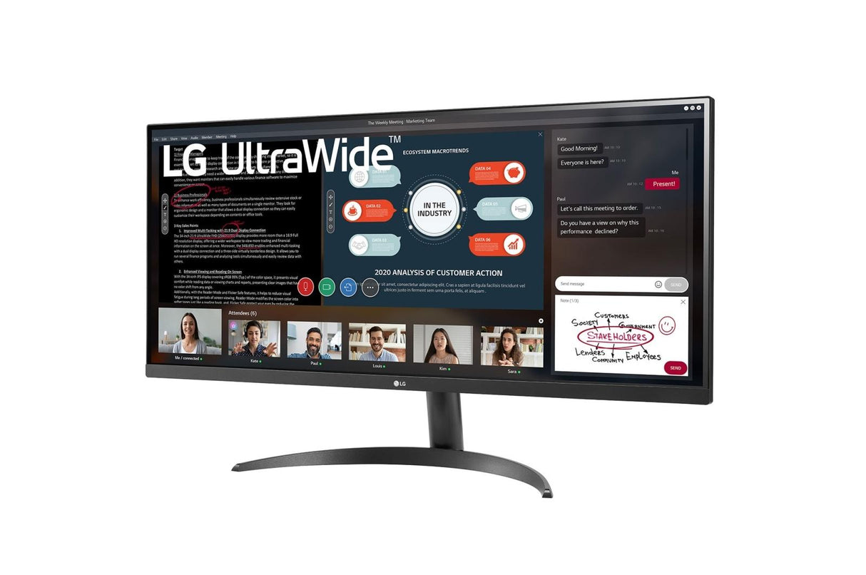 LG 34WP500-B 34 2560 x 1080 (UltraWide) HDMI 75Hz LG Electronics