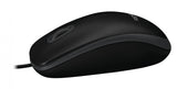 Logitech - B100 800dpi Optical High Quality Wired USB Mouse Logitech