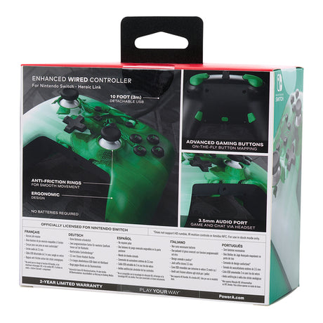 PowerA Enhanced Wired Controller – Heroic Link – Switch – produktbillede 13