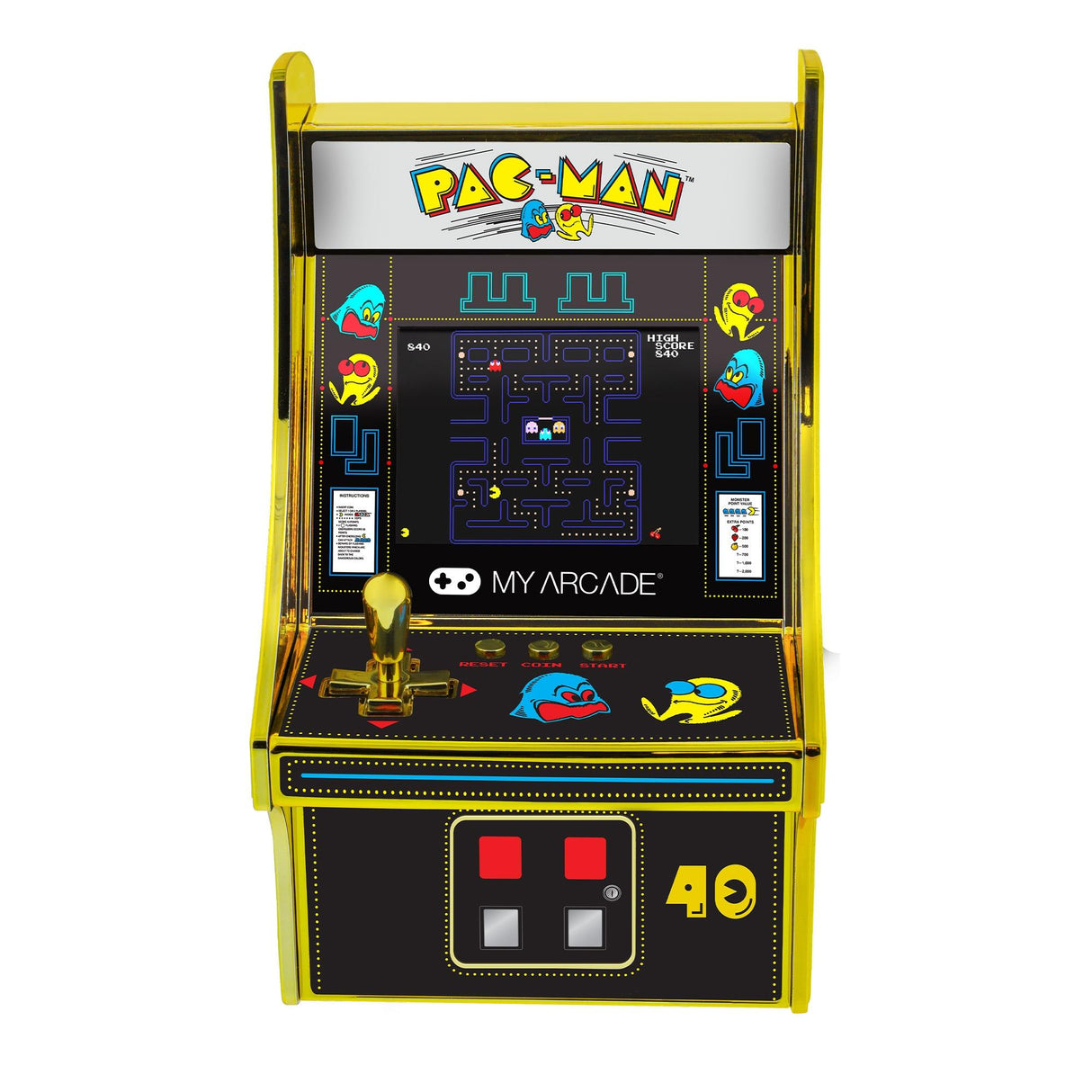 MY ARCADE - Micro Player PacMan 40th Aniversario