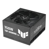 ASUS TUF Gaming 750W Gold EVO – sort strømforsyning set skråt ovenfra