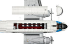 LEGO Icons 11378 – flyets passagerkabine med taget taget af