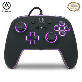 PowerA Spectra Enhanced Wired Controller – sort – Nintendo Switch – produktbillede 1
