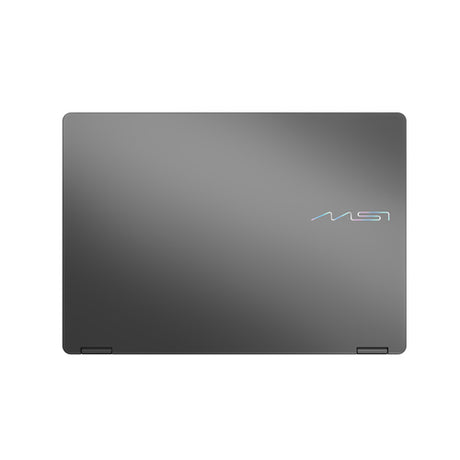 MSI Prestige 14 Flip AI+ D3MTG-002FR – lukket låg med MSI-logo