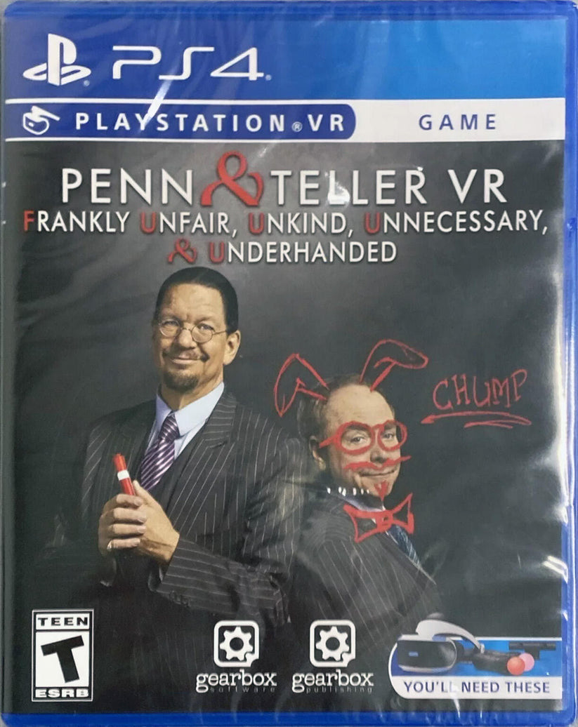 Penn & Teller VR: Frankly Unfair – Import – PlayStation 4 – fysisk udgave