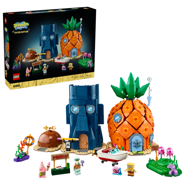 LEGO Icons 11386 – SvampeBob Firkant: Bikini-Bunden