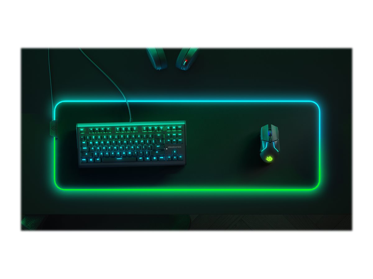 SteelSeries QcK Prism XL Mauspad mit Licht 