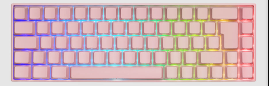 DELTACO GAMING PK95 Tastatur Mekanisk RGB Trådløs Kabling Nordisk Deltaco