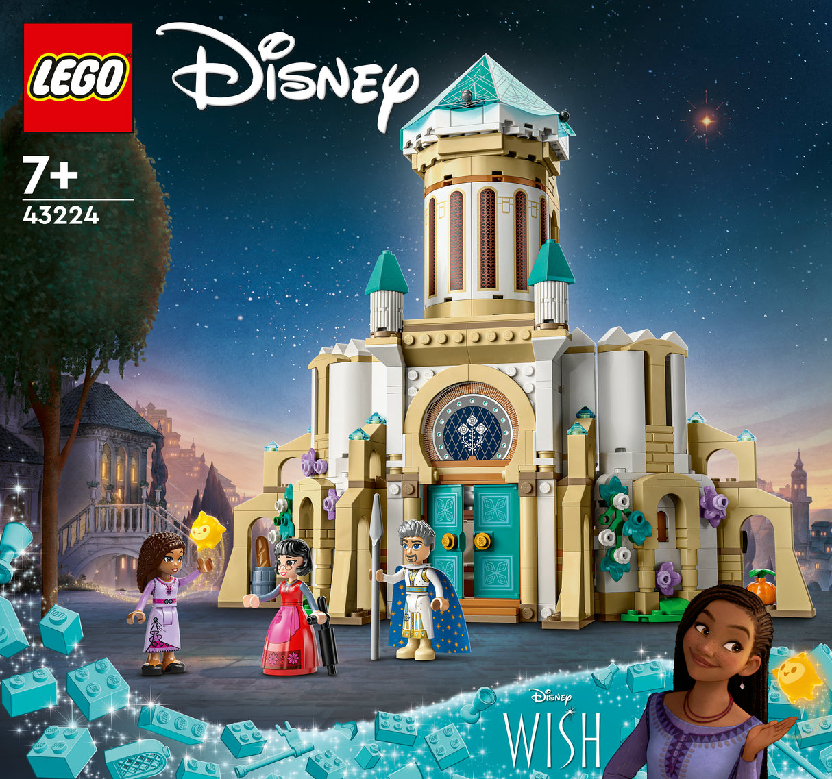 LEGO 43224 Disney Wish King Magnifico's Castle, construction toy LEGO