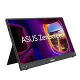 ASUS ZenScreen MB16AHV – skråt fra modsatte side med støtteben