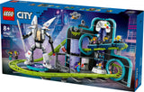 LEGO 60421 City Roller Coaster with Robot Mech, construction toy LEGO