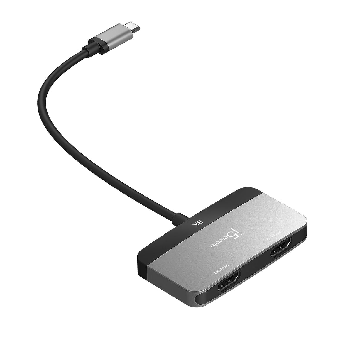 J5 8K USB-C TO DUAL HDMI DISPLAY ADAPTER J5