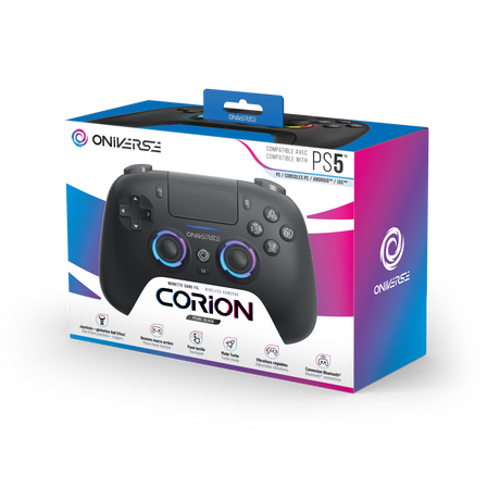 Oniverse Corion Bluetooth-controller til PS5 – Pearl Black – billede 2