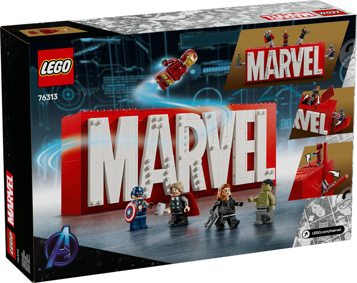 LEGO 76313 Marvel Logo & Minifigures LEGO
