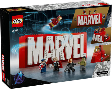 LEGO 76313 Marvel Logo & Minifigures LEGO
