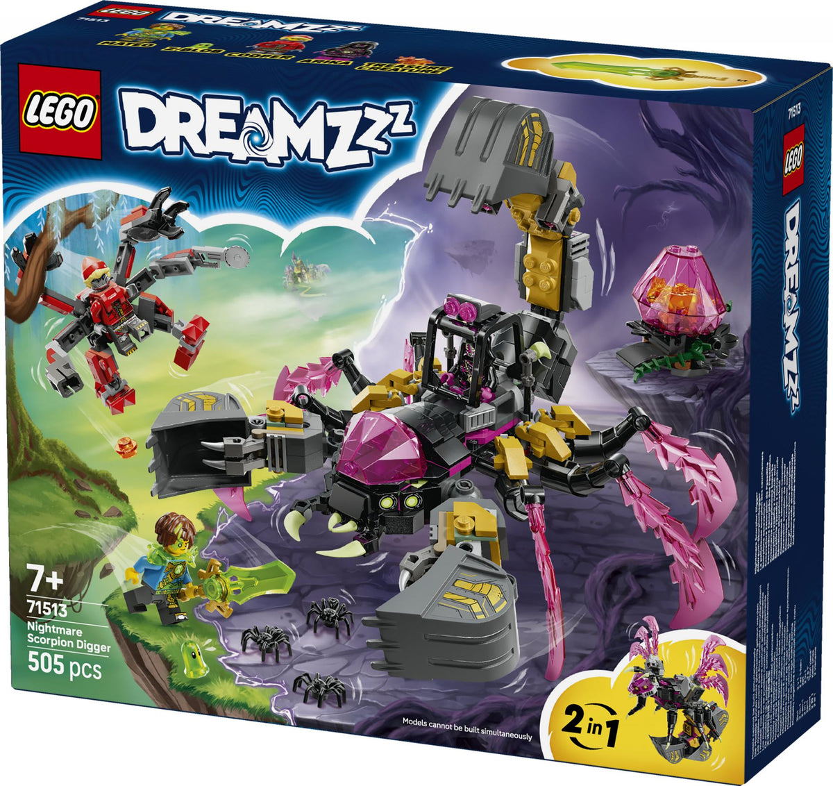 LEGO - DREAMZzz - Nightmare Scorpion Digger (71513) LEGO