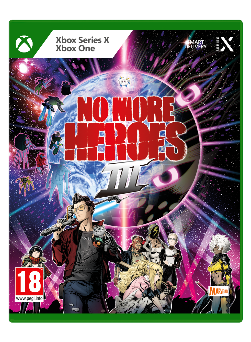 No More Heroes 3 – import – Xbox One / Xbox Series X – spilomslag