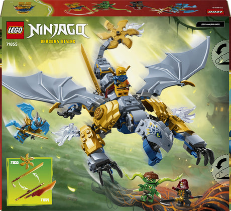 LEGO NINJAGO 71855 – Ninjadragen Riyus kamp – æskens bagside