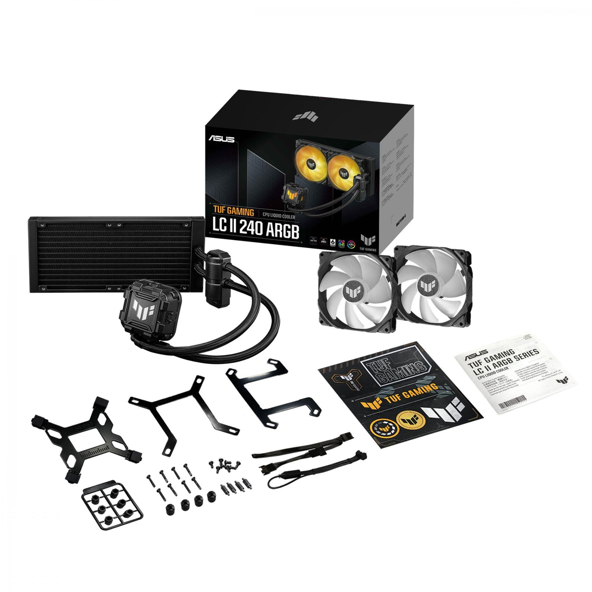 ASUS TUF GAMING LC II 240 Addressable RGB AiO Liquid Cooler ASUS