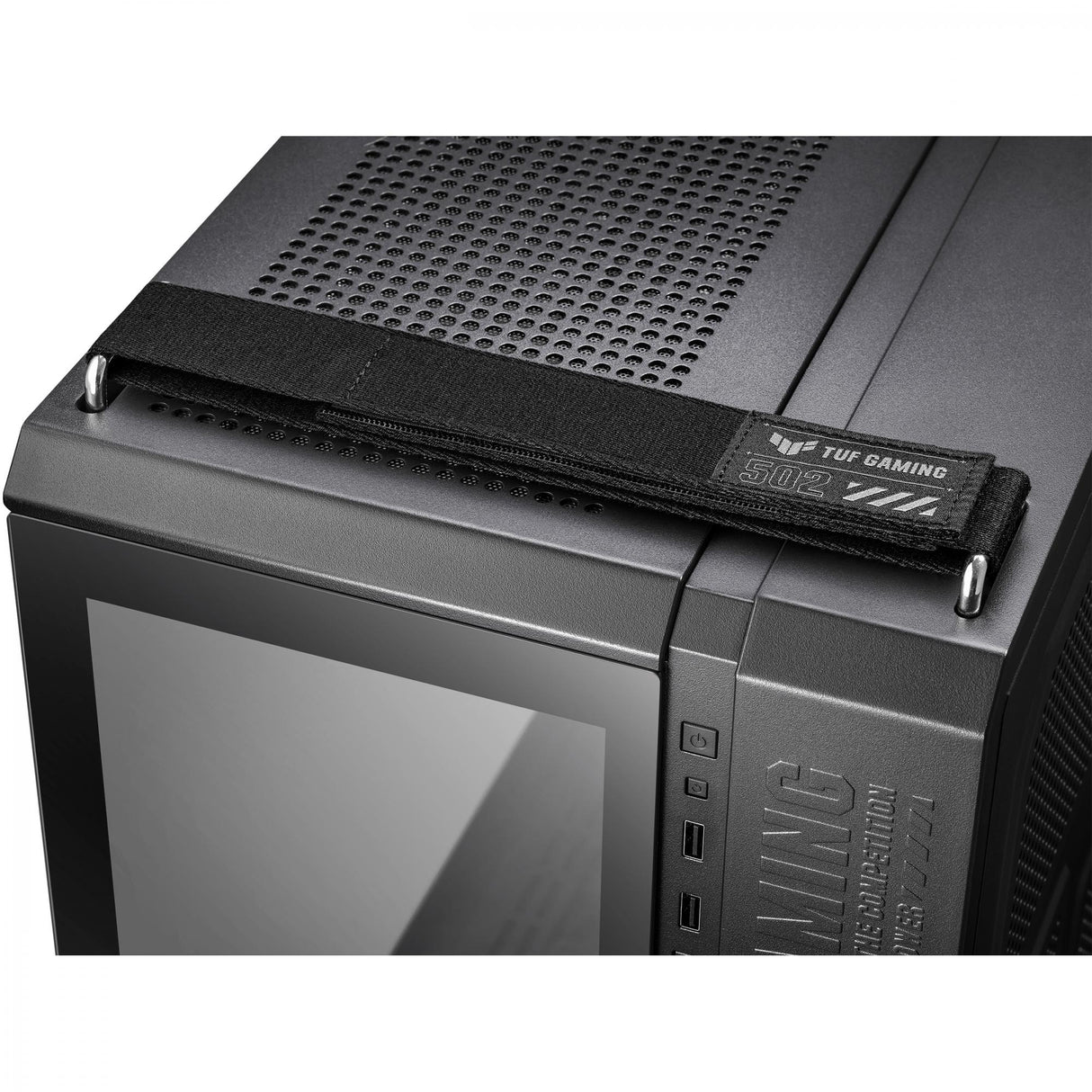 ASUS TUF Gaming GT502 PLUS Tempered Glass Dual Chamber Case Black w. 4x120mm Pre-installed ARGB Fans ASUS